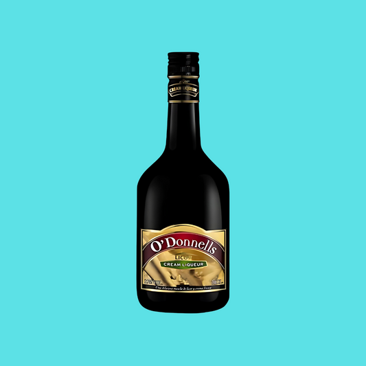 Bottle of O'Donnells Cream Liqueur, perfect for mixing with coffee.