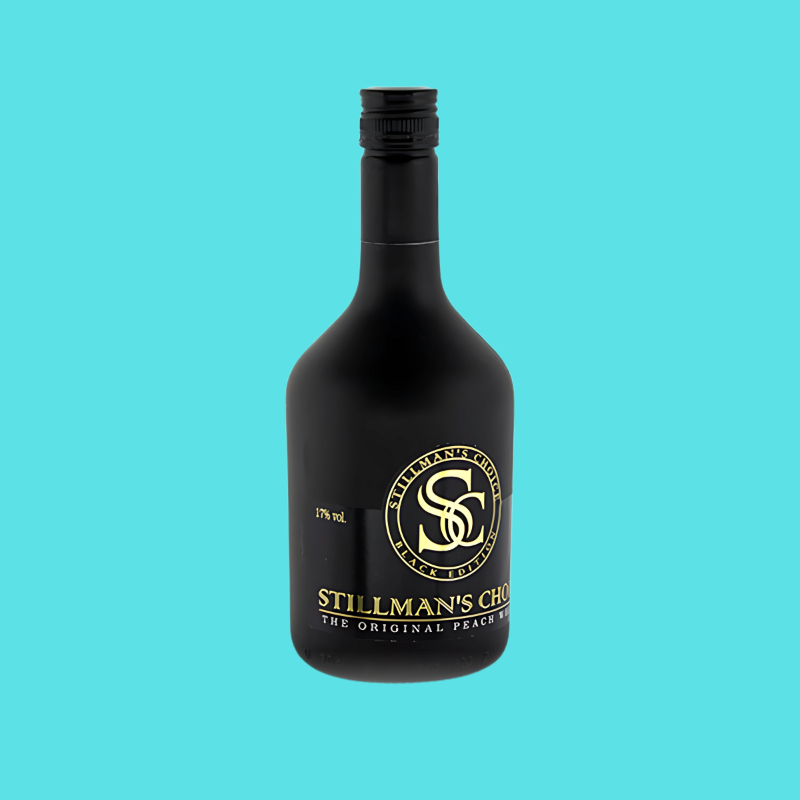 Bottle of Stillman's Choice Pêche Liqueur Whisky, featuring a rich blend of whisky and peach flavors.